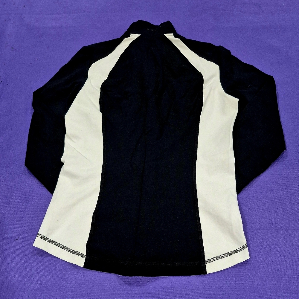 Bebe Sport 2-PC Crystals Logo Black/White Full Zip Jacket & Pants - XS/S. - Picture 4 of 11